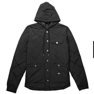 New Harley Davidson Men's Quilted Hooded Jacket Coat 2XL